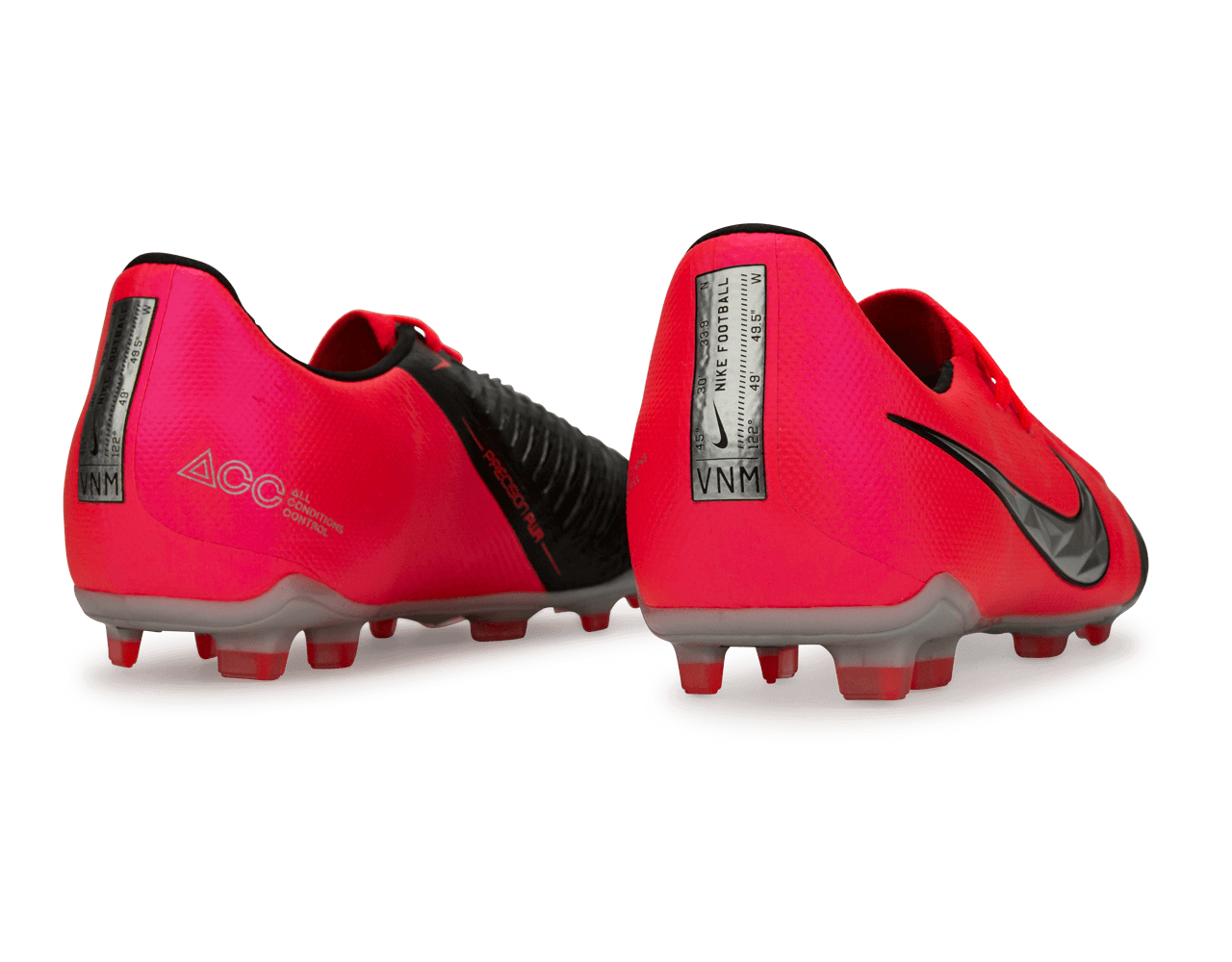 Nike Kids PhantomVNM Elite FG Laser CrimsonMetallic Silver/Black