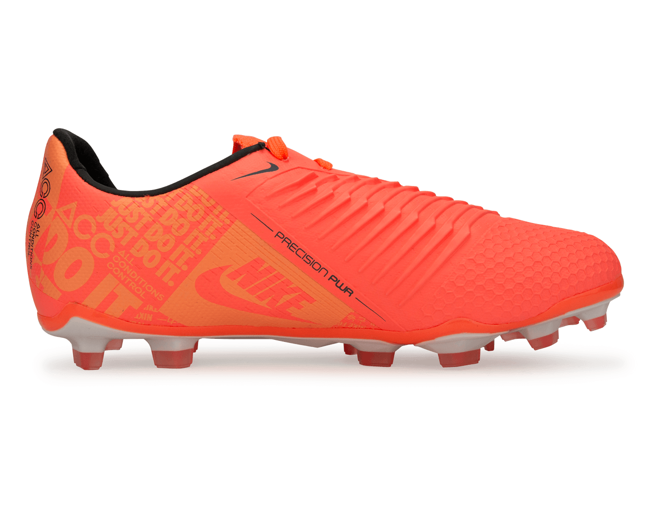 Nike Kids PhantomVNM Elite FG Bright Mango/White/Orange Pulse