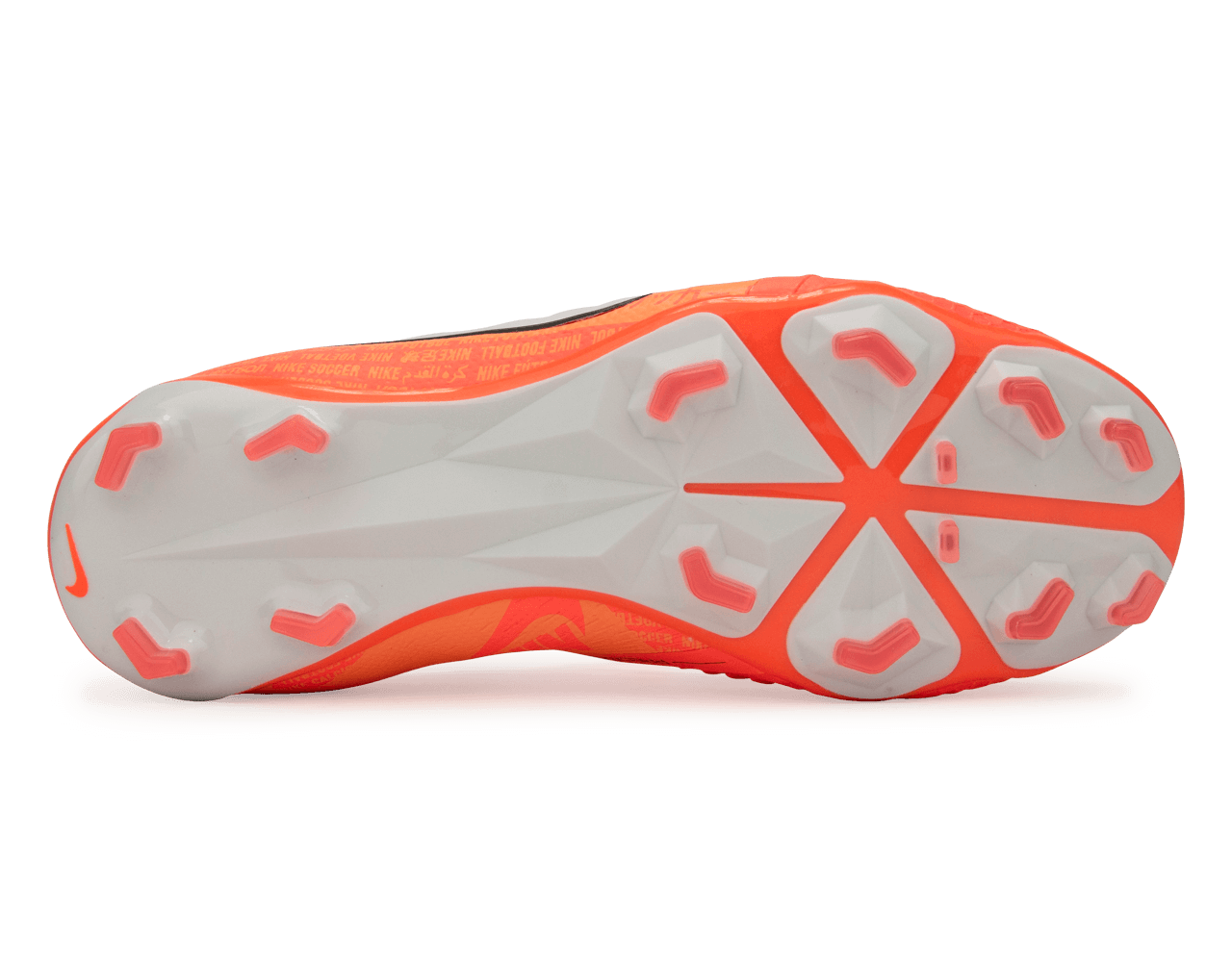 Nike Kids PhantomVNM Elite FG Bright Mango/White/Orange Pulse