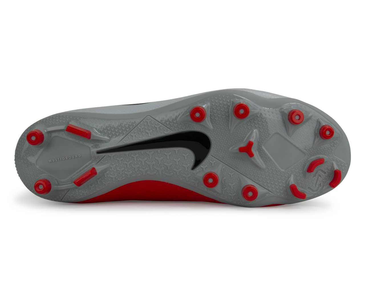 Nike Men's PhantomVSN Academy DF FG/MG Pure Platinum Black/Light Crimson/Dark Grey