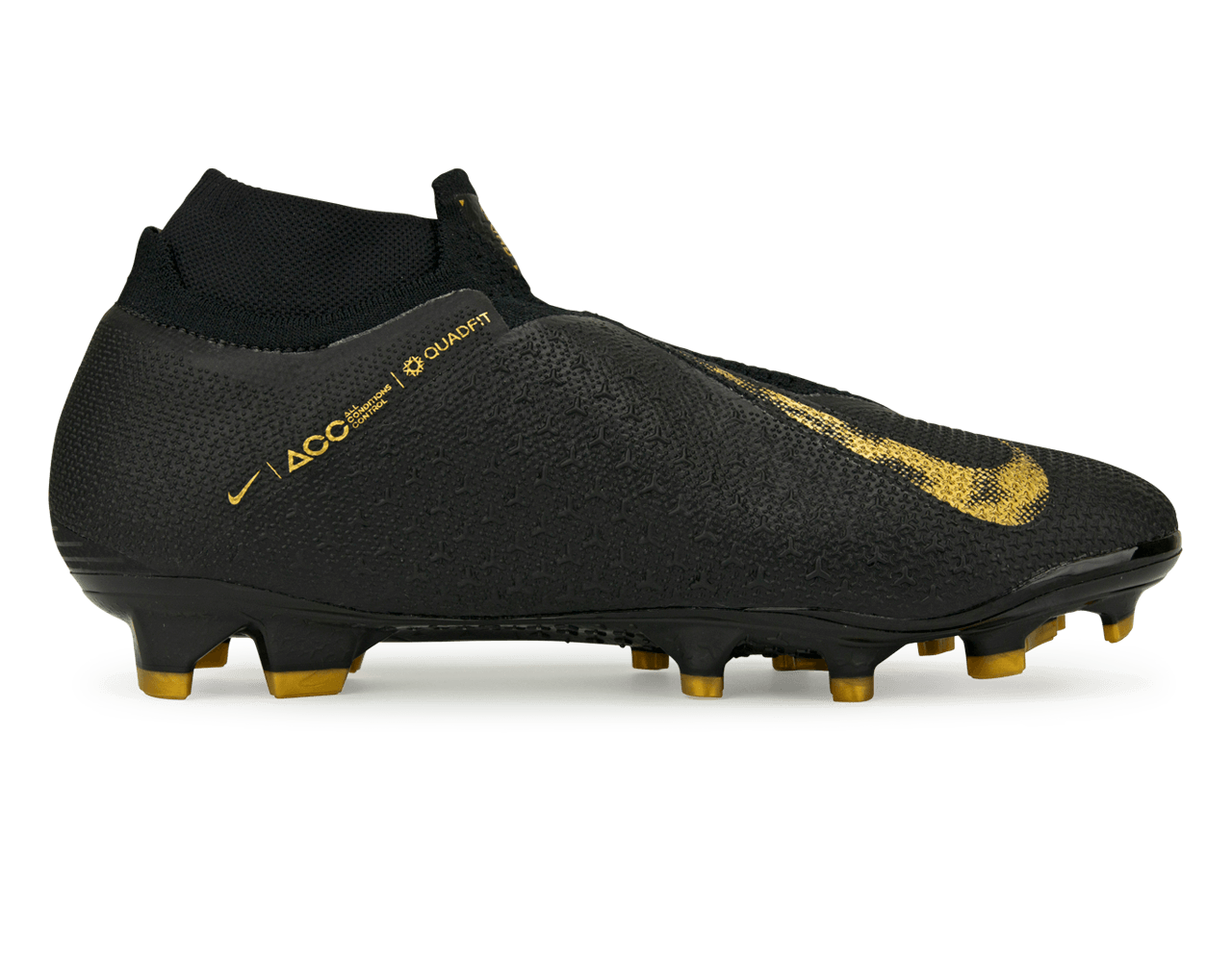 Nike Men's PhantomVSN Elite DF FG Black/Metalic Vivid Gold