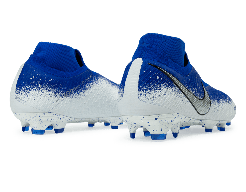 Nike Men's Phantom VSN Elite DF FG Racer Blue/Chrome/White