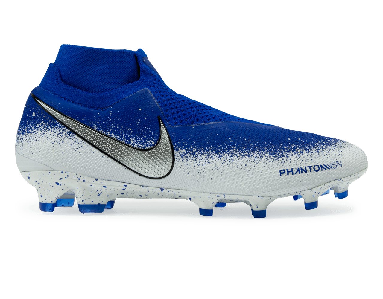 Nike Men's Phantom VSN Elite DF FG Racer Blue/Chrome/White