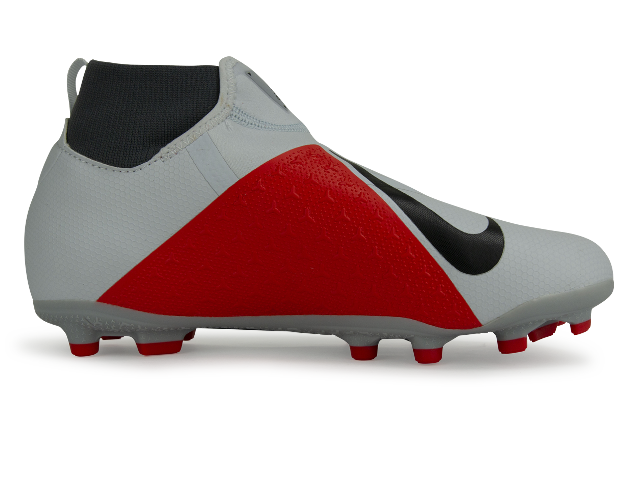Nike Kids PhantomVSN Academy DF FG/MG Pure Platinum Black/Light Crimson/Dark Grey