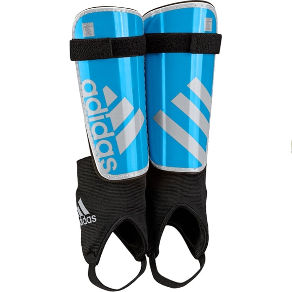 adidas Youth Ghost Shin Guards Solar Blue/Silver Metalic