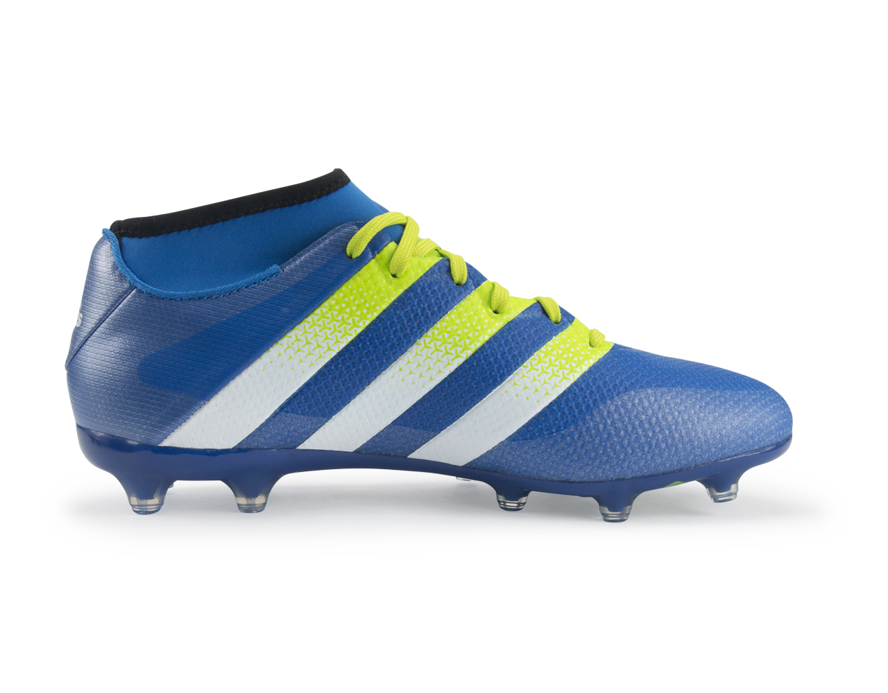 adidas Men's ACE 16.2 Primemesh FG/AG Blue/White/Solar Slime