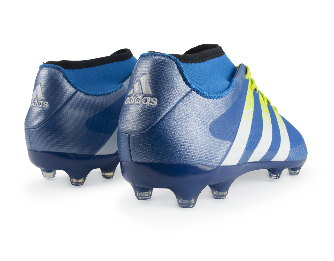 adidas Men's ACE 16.2 Primemesh FG/AG Blue/White/Solar Slime