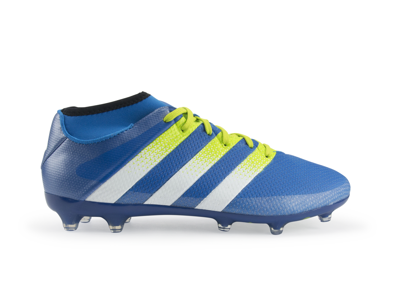 adidas Men's ACE 16.2 Primemesh FG/AG Blue/White/Solar Slime