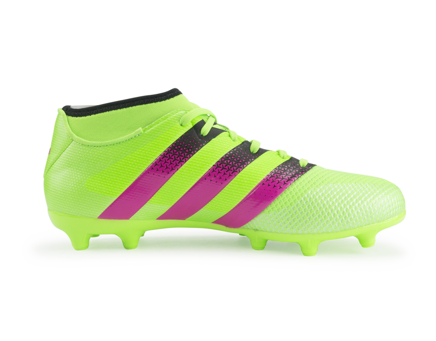 adidas Men's ACE 16.3 Primemesh FG/AG Solar Green/Shock Pink/Black