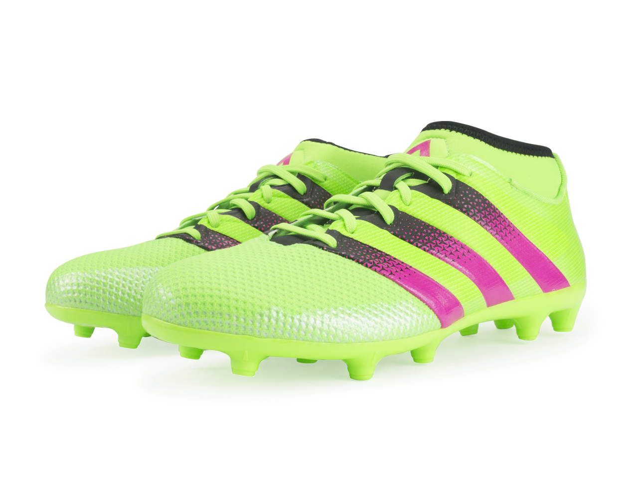 adidas Men's ACE 16.3 Primemesh FG/AG Solar Green/Shock Pink/Black
