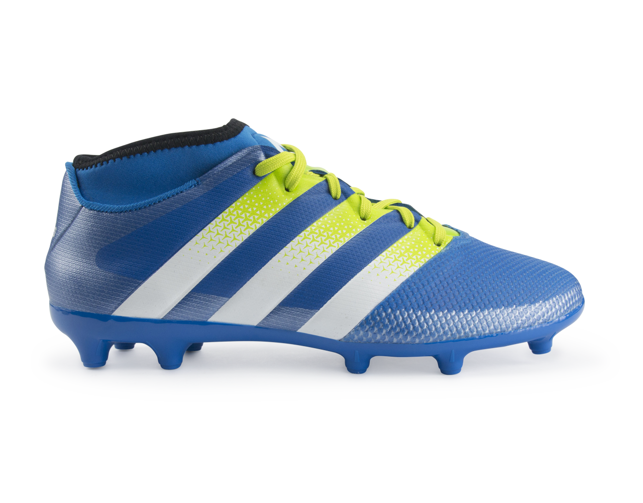 adidas Men's ACE 16.3 Primemesh FG/AG Blue/White/Solar Slime