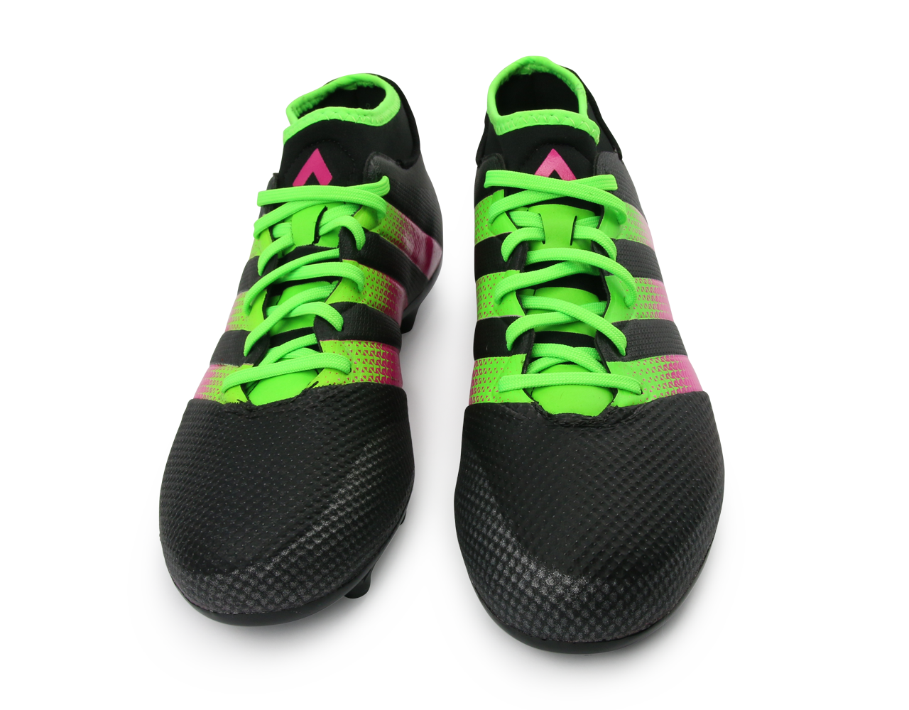 adidas Men's ACE 16.3 Primemesh FG/AG Black/Solar Green/Shock Pink