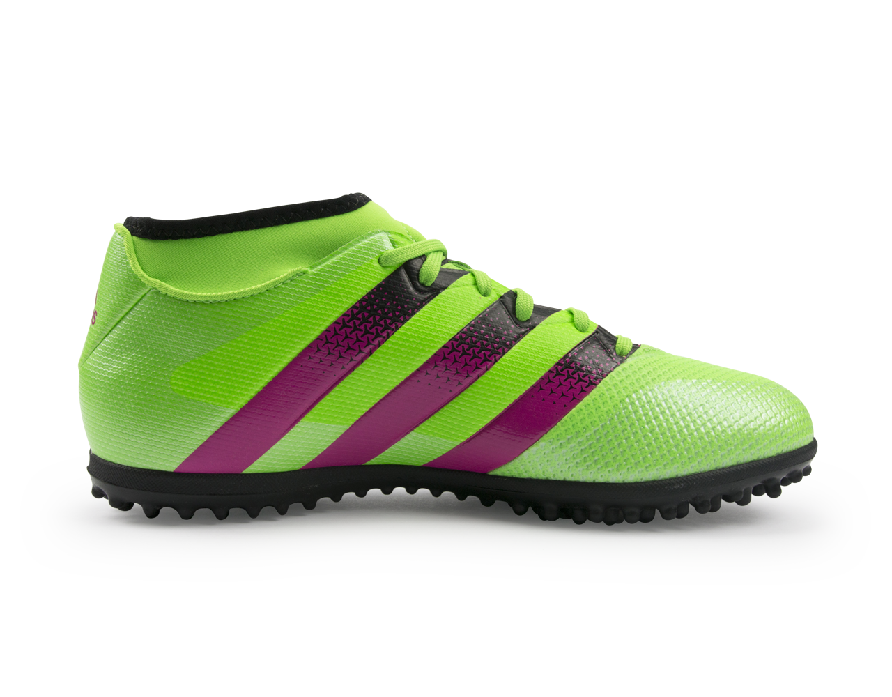 adidas Men's ACE 16.3 Primemesh Turf Soccer Shoes Solar Green/Shock Pink/Black
