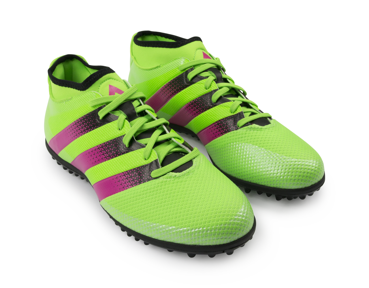 adidas Men's ACE 16.3 Primemesh Turf Soccer Shoes Solar Green/Shock Pink/Black