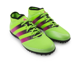 adidas Men's ACE 16.3 Primemesh Turf Soccer Shoes Solar Green/Shock Pink/Black