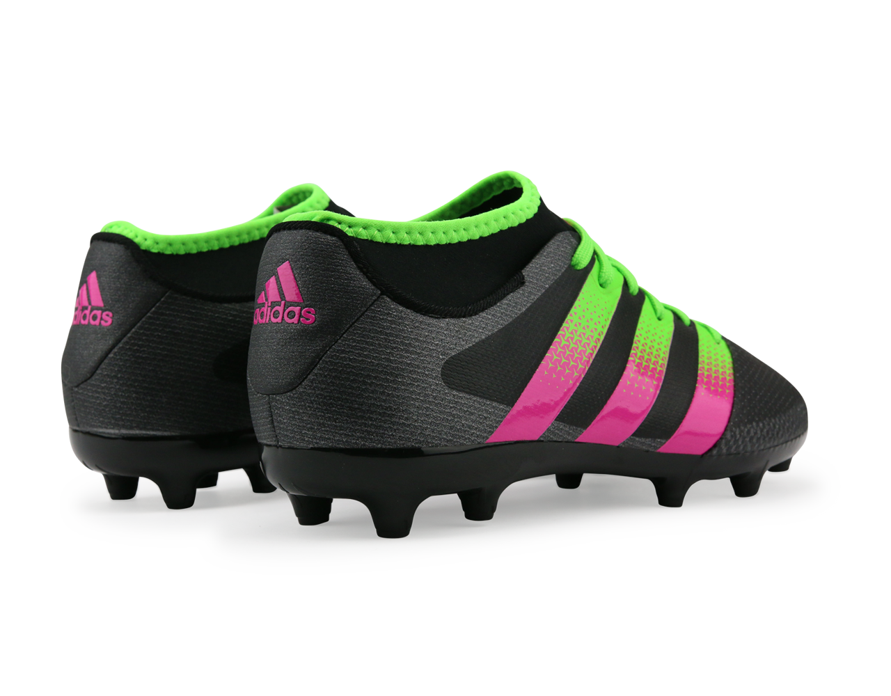 adidas Kids ACE 16.3 Primemesh FG/AG Black/Solar Green/Shock Pink