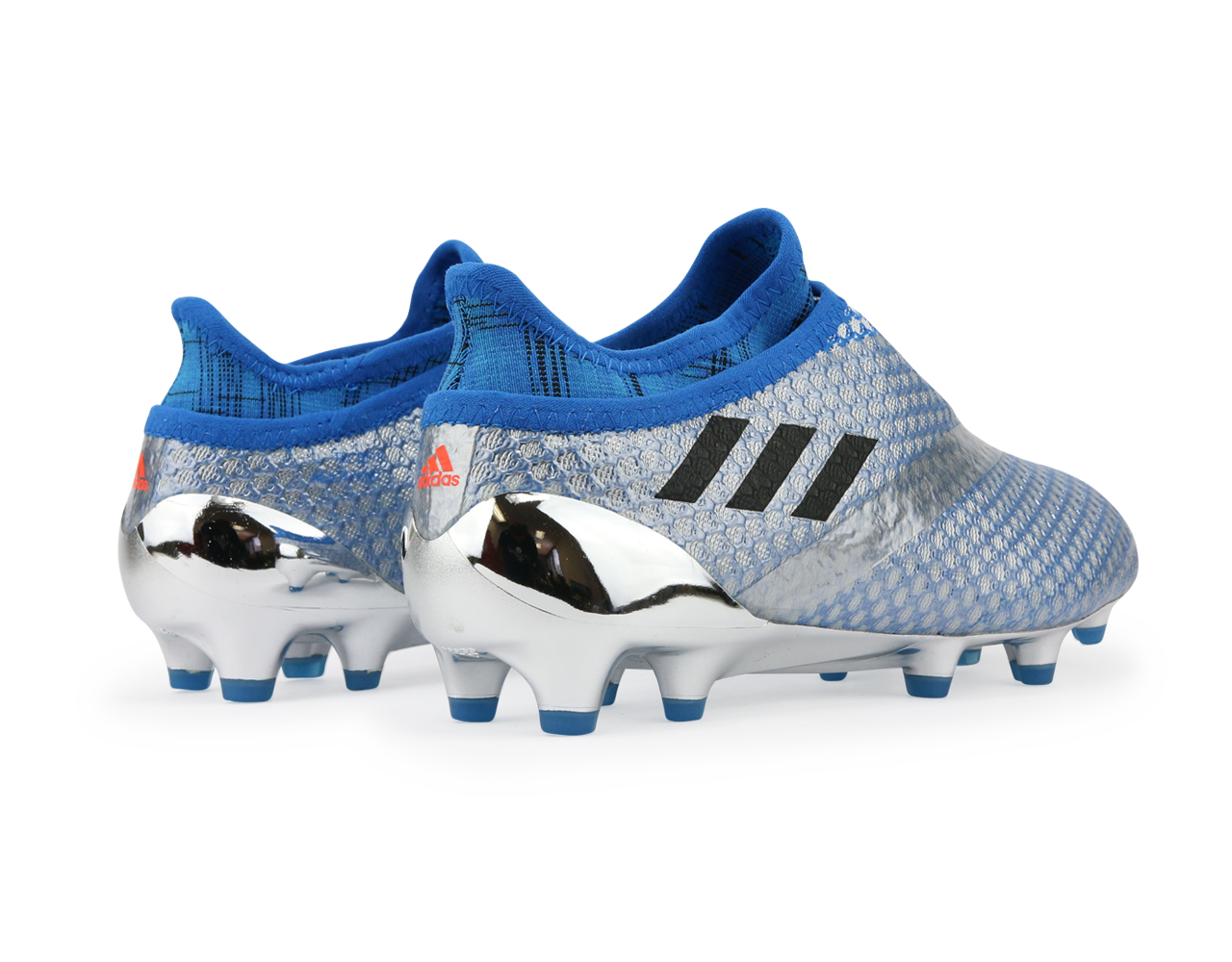 adidas Kids Messi 16+ Pureagility FG Silver Metalic/Core Black/Sho Blue
