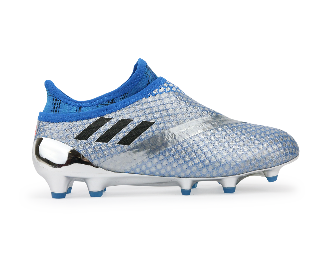 adidas Kids Messi 16+ Pureagility FG Silver Metalic/Core Black/Sho Blue