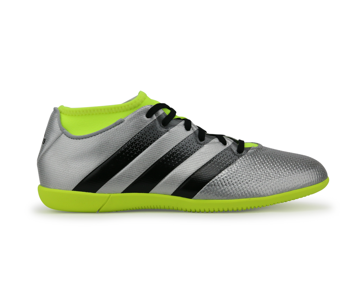adidas Men's ACE 16.3 Primemesh Indoor Soccer Shoes Silver