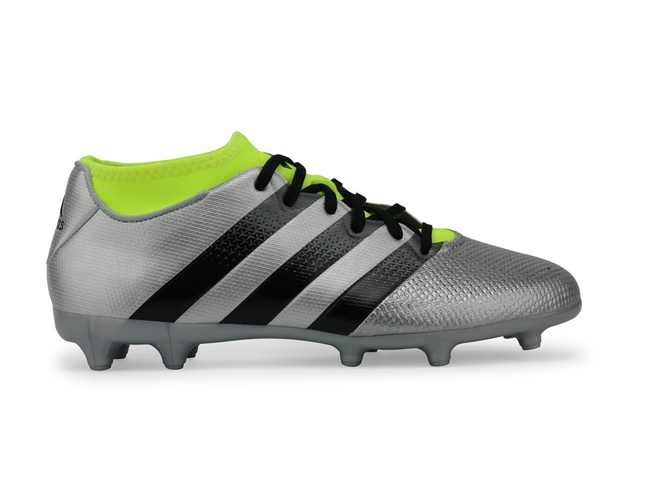 adidas Men's ACE 16.3 Primemesh FG/AG Silver Metalic/Core Black/Solar Yellow