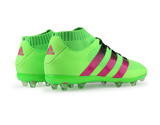 adidas Kids ACE 16.1 Primeknit FG/AG Solar Green/Shock Pink/Black