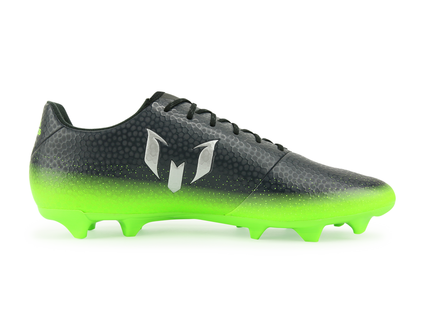 adidas Men's Messi 16.3 FG/AG Dark Grey/Silver Metalic/Solar Green