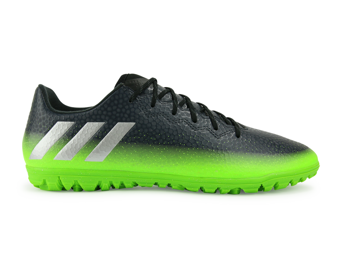 adidas Men s Messi 16.3 Turf Soccer Shoes Dark Grey Silver Metalic Sol Azteca Soccer