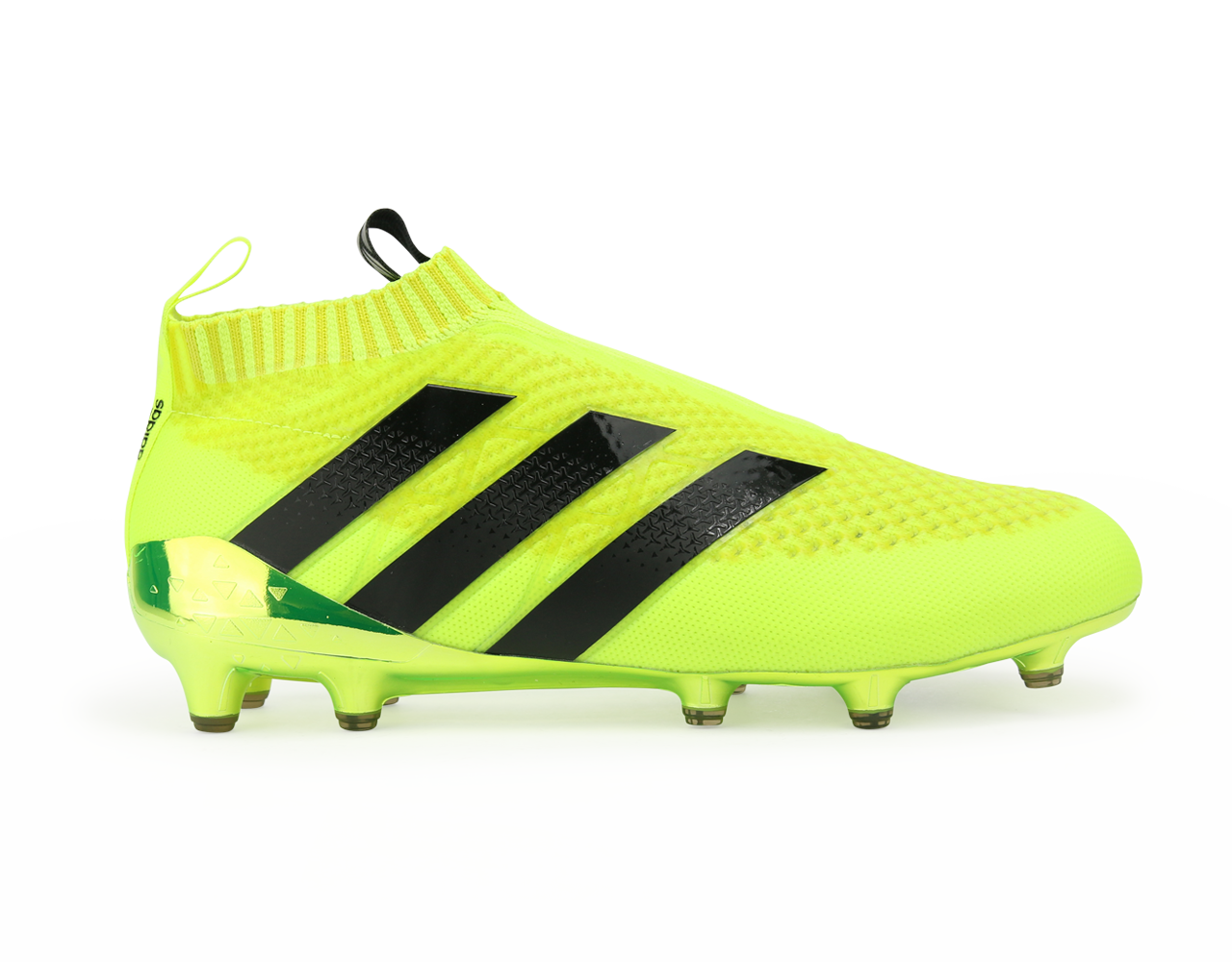 adidas Men's ACE 16+ PURECONTROL PrimeKnit FG Solar Yellow/Core Black/Silver Metallic