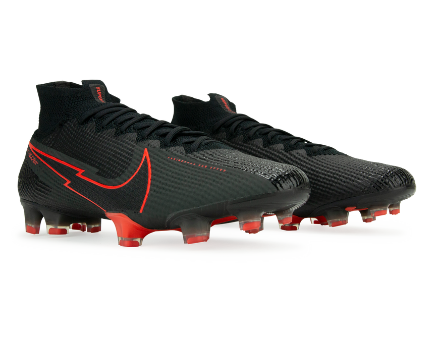Nike Men's Mercurial Superfly 7 Elite FG Black/Dark Smoke Grey/Black