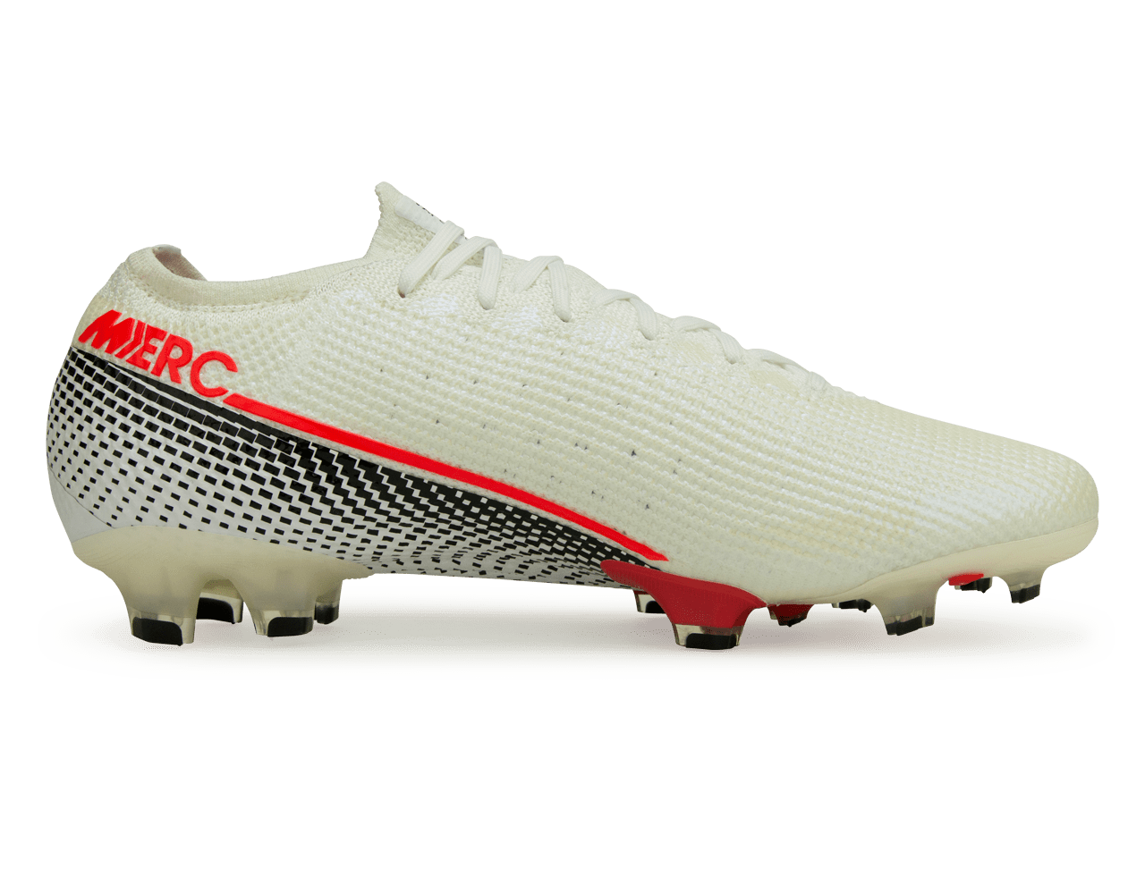 Nike Men's Mercurial Vapor 13 Elite FG White/Crimson Side