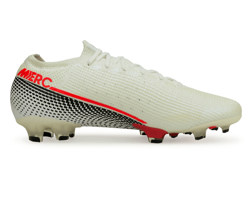 Nike Men's Mercurial Vapor 13 Elite FG White/Crimson Side
