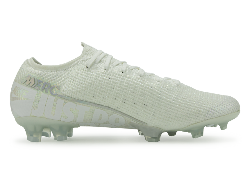 Nike Men's Mercurial Vapor 13 Elite FG White/Metallic Platinum