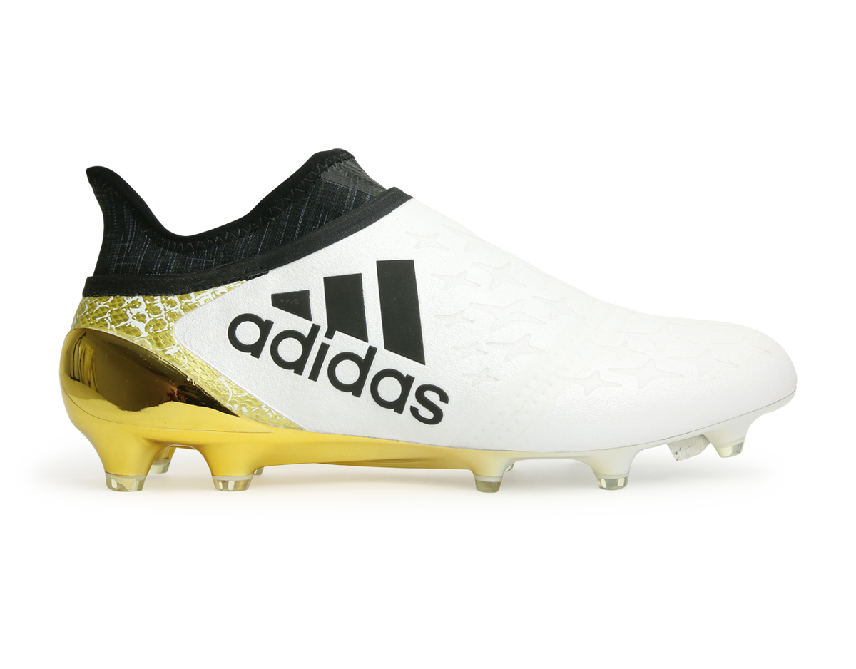 Vlot auteursrechten ZuidAmerika adidas Men's X 16+ PURECHAOS FG White/Core Black/Gold Metalic – Azteca  Soccer