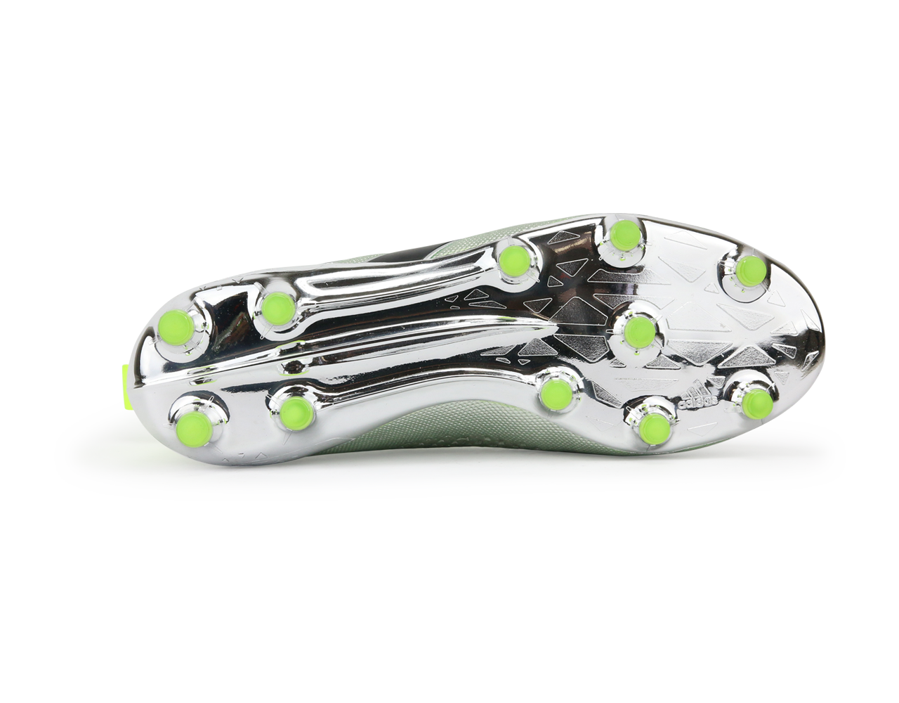 adidas Men's ACE 16+ PURECONTROL FG Silver Metalic/Core Black/Solar Yellow