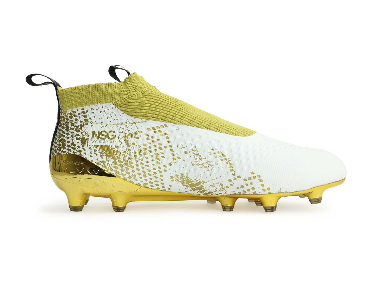 adidas Men's ACE 16+ PURECONTROL FG White/Core Black/Gold Metalic