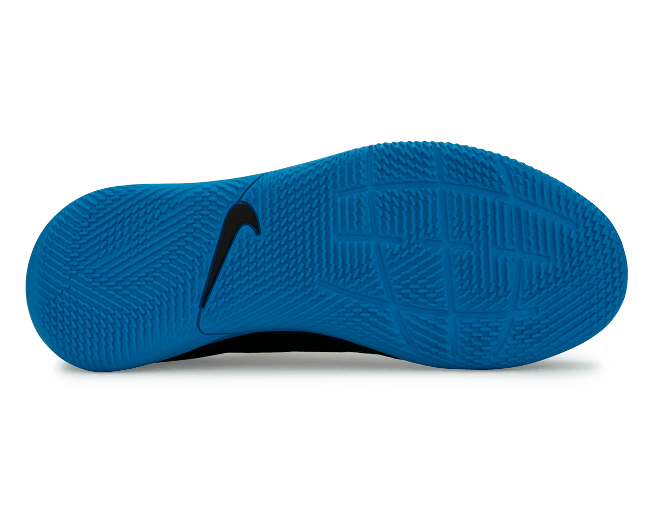 Nike Kids Legend 8 Club Indoor Soccer Shoes Black/Blue Hero