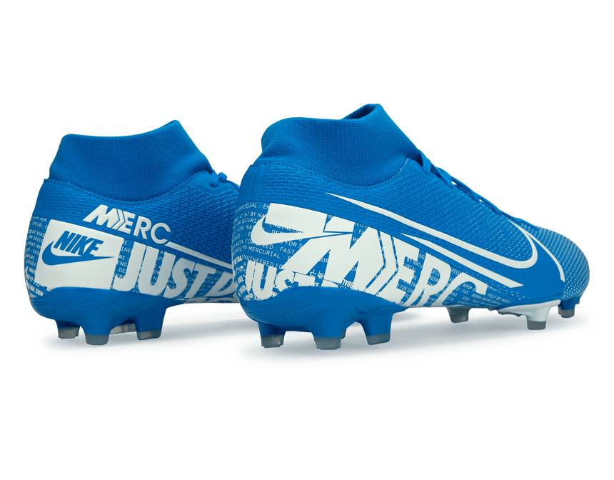 Nike Men's Mercurial Superfly 7 Academy FG/MG Blue Hero/White