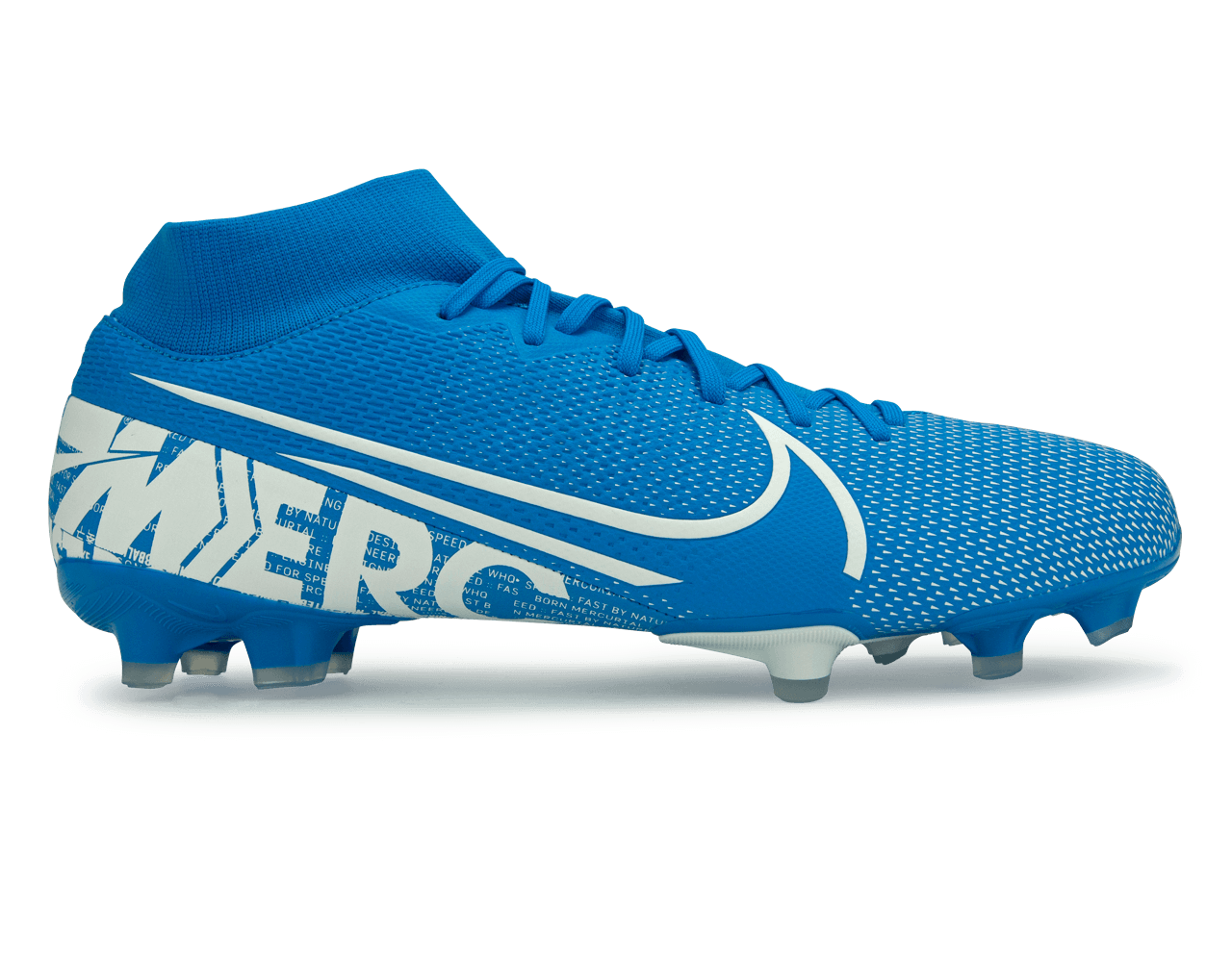 Nike Men's Mercurial Superfly 7 Academy FG/MG Blue Hero/White