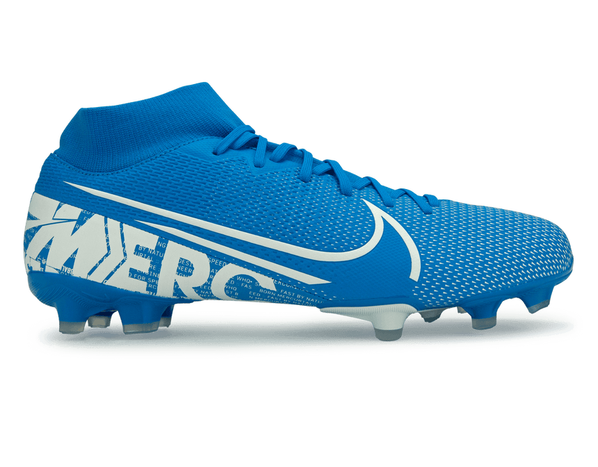 Nike Men's Mercurial Superfly 7 Academy FG/MG Blue Hero/White