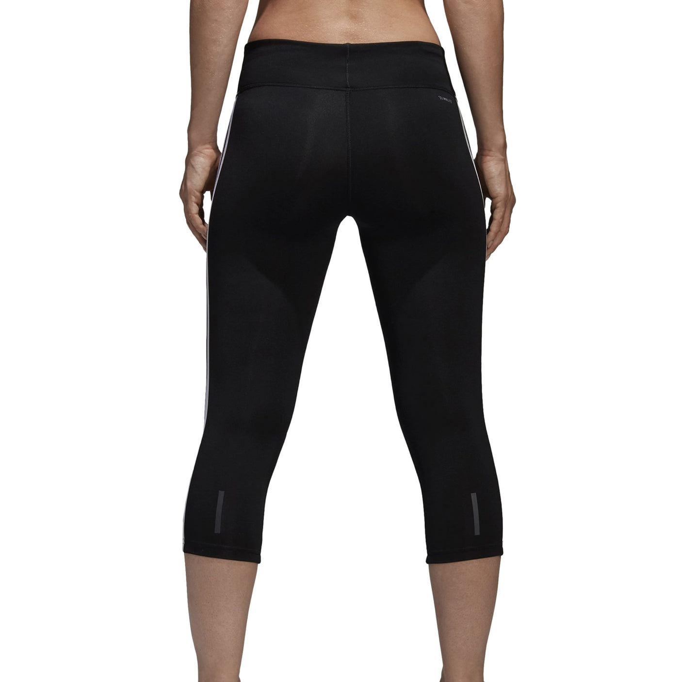 Adidas Womens Designed 2 Move 3/4 Tights Black/White Back