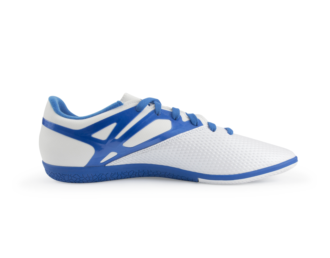 adidas Men's Messi 15.3 Indoor Soccer Shoes White/Prime Blue/Black