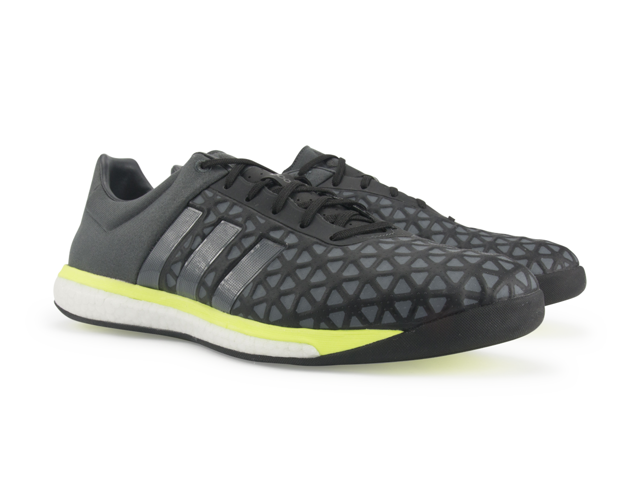 adidas Men's ACE 15.1 Boost Black/Night Metallic/Solar Yellow