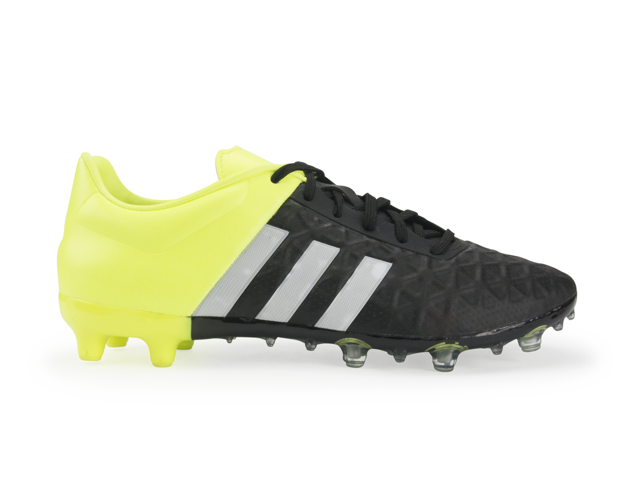 adidas Men's ACE 15.2 FG/AG Black/Night Metallic/Solar Yellow