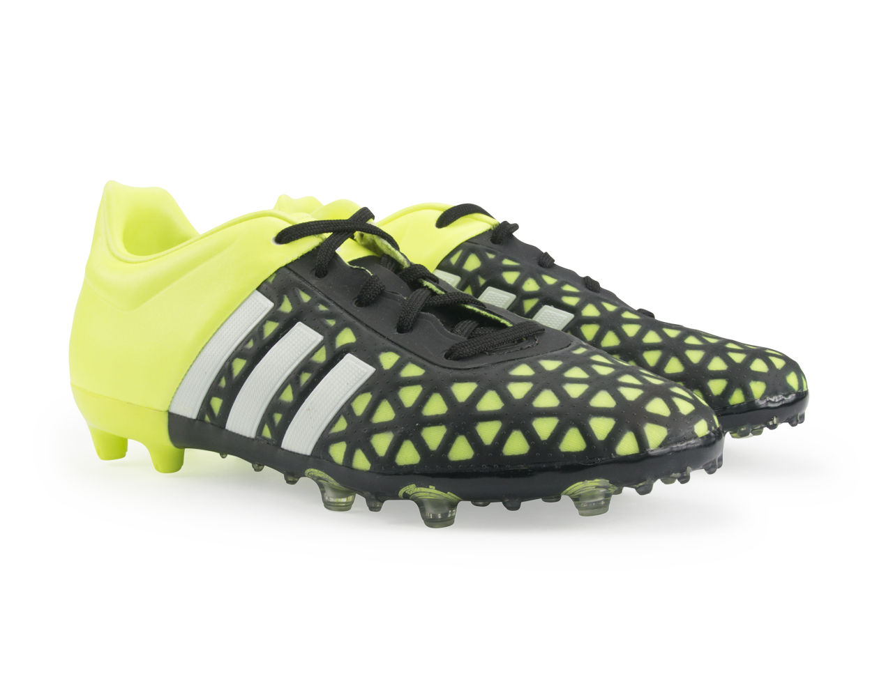 adidas Kids ACE 15.1 FG/AG Black/Night Metallic/Solar Yellow