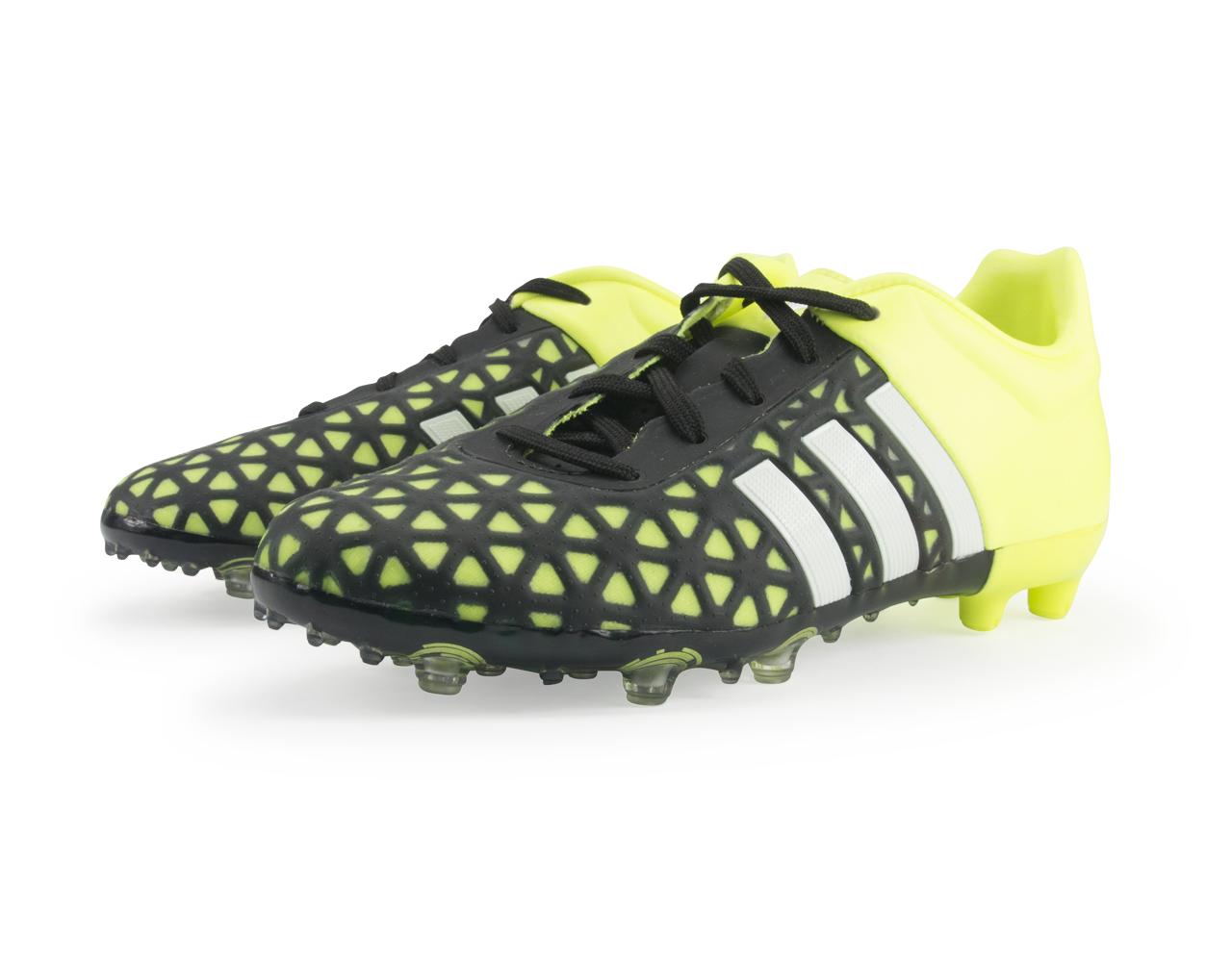 adidas Kids ACE 15.1 FG/AG Black/Night Metallic/Solar Yellow