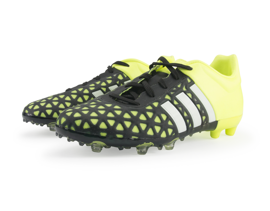 adidas Kids ACE 15.1 FG/AG Black/Night Metallic/Solar Yellow