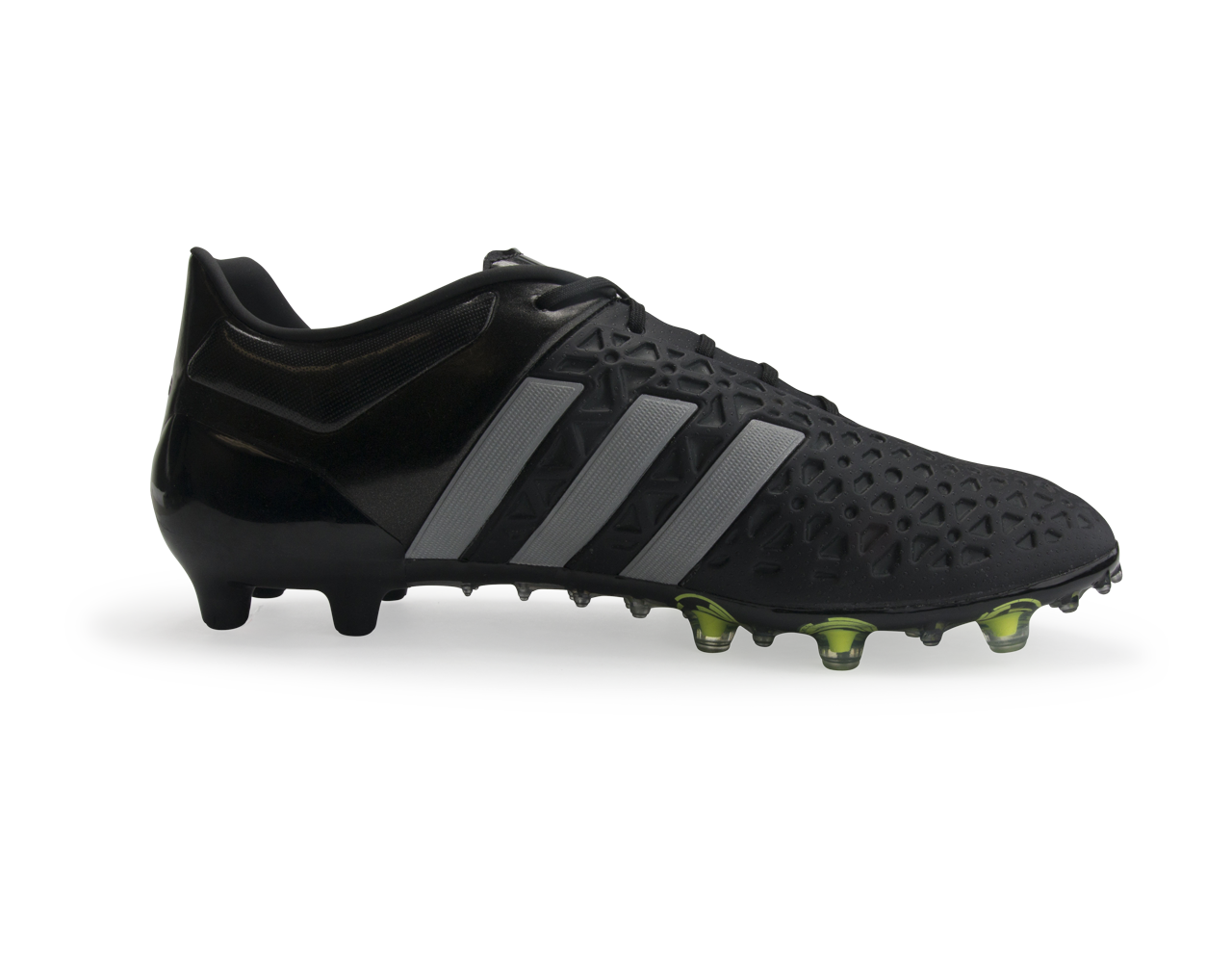 adidas Men's ACE 15.1 FG/AG Core Black/Solar Yellow/Night Metallic