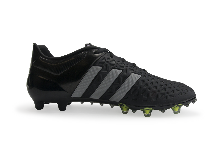 adidas Men's ACE 15.1 FG/AG Core Black/Solar Yellow/Night Metallic
