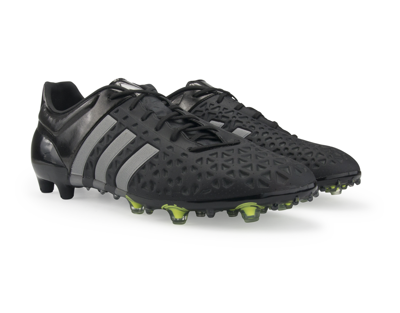 adidas Men's ACE 15.1 FG/AG Core Black/Solar Yellow/Night Metallic