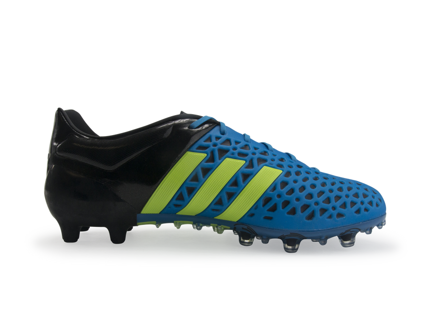 adidas Men's ACE 15.1 FG/AG Solar Blue/Sollar Yellow/Core Black